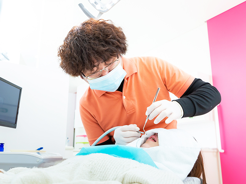 愛知県丹羽郡扶桑町の歯医者・わだち歯科クリニックの、むし歯治療